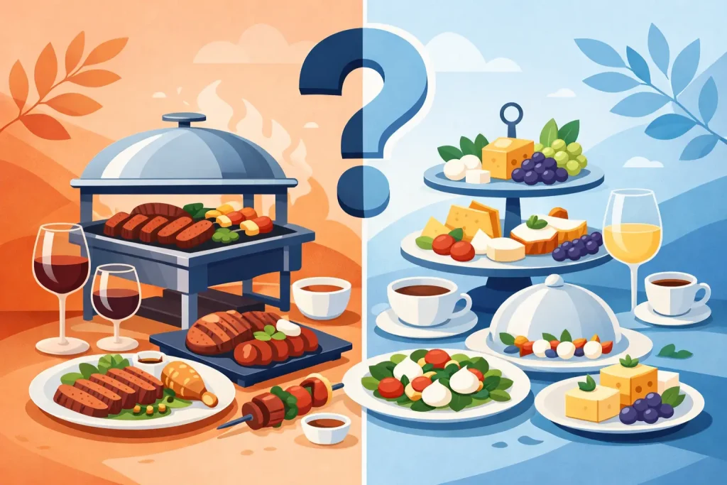 קייטרינג בשרי או חלבי - מה נכון לאירוע?