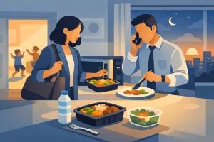 ארוחה מוכנה להורים עובדים שמצילה את שעות הערב