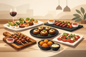 7 מנות פתיחה לאירוח בשרי שמתחילות ערב נכון