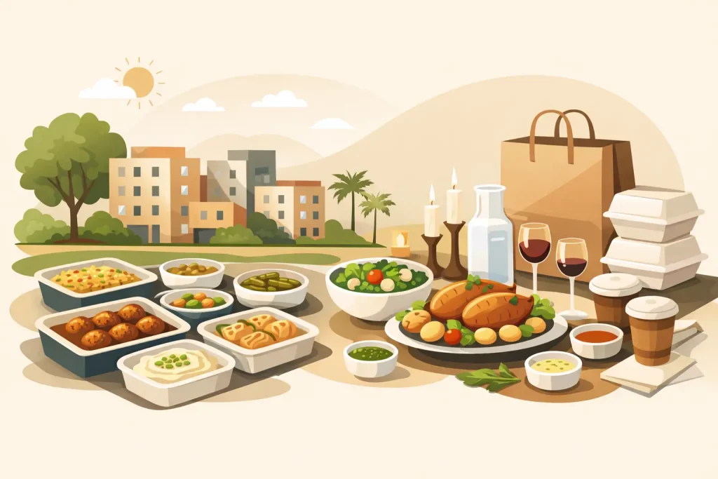 אוכל מוכן ביבנה לאירוח ושגרה עם טעם של בית