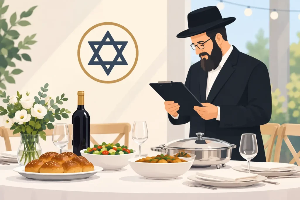 כשרות רבנות באירועים קטנים לאירוח בראש שקט