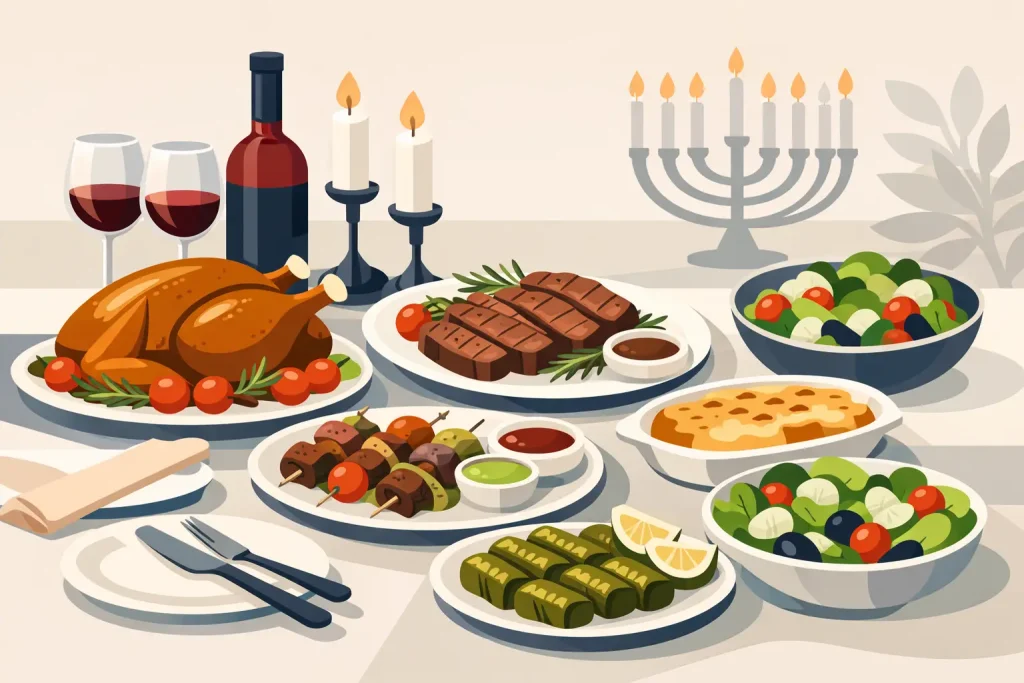 מה מגישים בארוחת חג בשרית? תפריט שמארח נכון